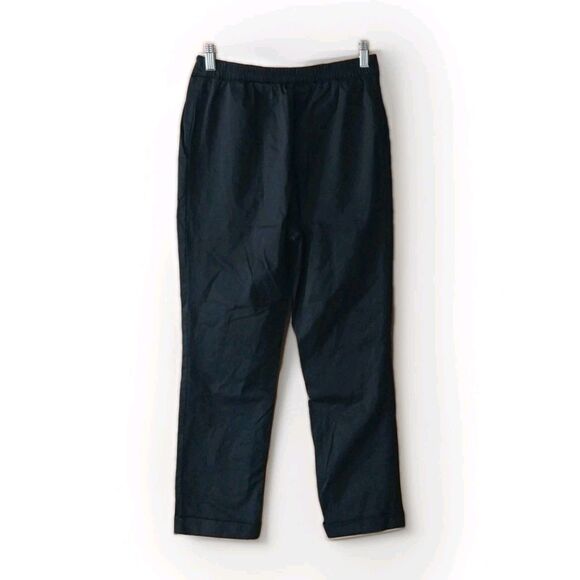 Forever 21 Size Small Black Pants Tapered Twill Elastic Waist Casual Comfy Work - Picture 2 of 13